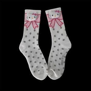 Hello Kitty Crew Socks 3D polka‎ dot